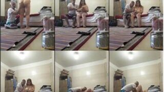 Egypt Leaked video scandal of a treacherous Egyptian woman cheating on her husband with an old man. She goes to his house and he strips her naked on the bed to have sex and kiss her body. He records her without her knowing.