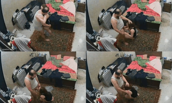 مثير زوجة محترمة حلوة صوت موجود و واضح من قلب غرفة نوم على طول تقلع و تقعد على ركبها تمص لزوجها و عيال بيدقوا باب مقطع نار