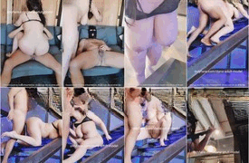 مصري دانا بتتناك من عشيقها علي السلم وبتقوله بتفشخني في بير السلم يا متناك كل