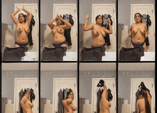 فيديو فاجر وحصري للبوة هاي كلاس مصرية فايرة بتصور نودز لحبيبها في الحمام وبتتريق