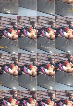 كوافيرة تقفل عليها باب المحل وتقلع وتصور لحبيبها وهى بتضرب سبعة ونص وتغرق