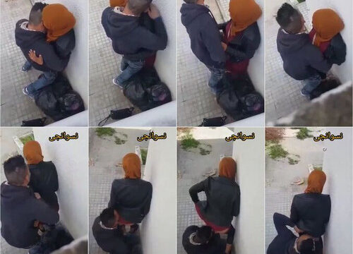 الواد مسك زميله ورى صور الجامعه وهاتك قفيش ولح فى طيزها لحد