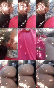 بنوته مع صاحبها في الحديقه يلعب في بزازها بعدين تجلس فوق وشه عشان ياكل كسها
