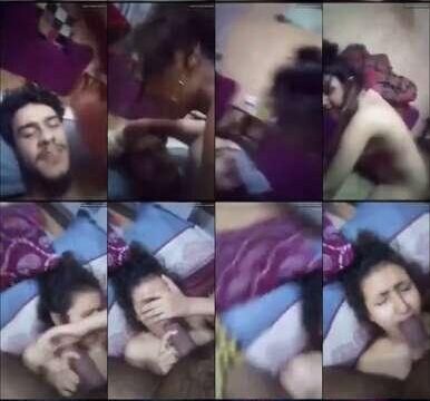 واد مركب حبيبته اللبوه ع زبه والبت مش عاوزة يصور وشها ويغرق وشها باللبن