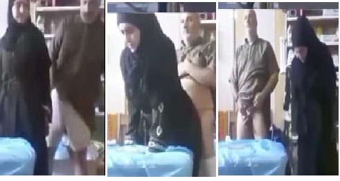 مصرى عجوز كبير فى السن معاه شرموطه ميلف كبيره فى السن مأجرها يديها فلوس ينيكها
