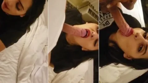 بنوتة تمص زبر صاحبها فى شقه مفروشه