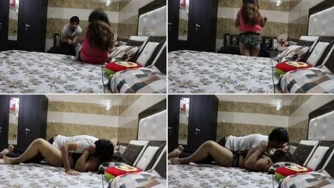 شرموطة تخون زوجها مع عشيقها ناكها جامد على السرير في طيزها الكبيره وكسها